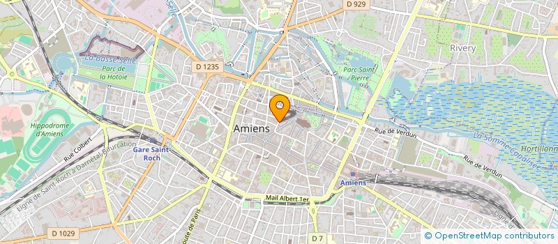 localisation de l'entreprise SARL OPTIQUE DOUILLET à AMIENS