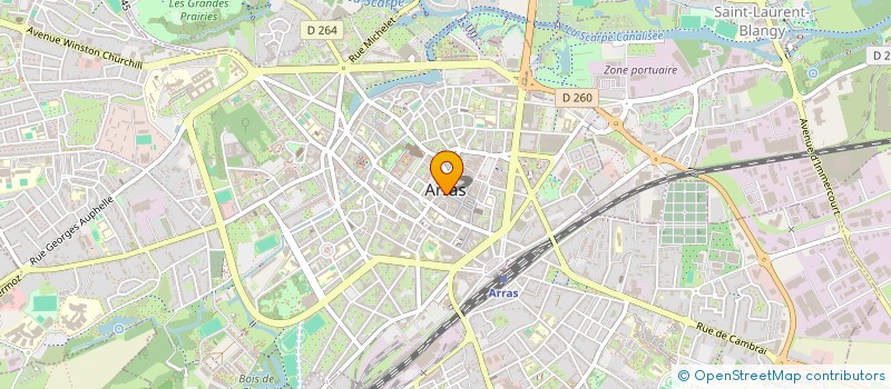 localisation de l'entreprise SARL OPTIQUE DU BEFFROI à ARRAS