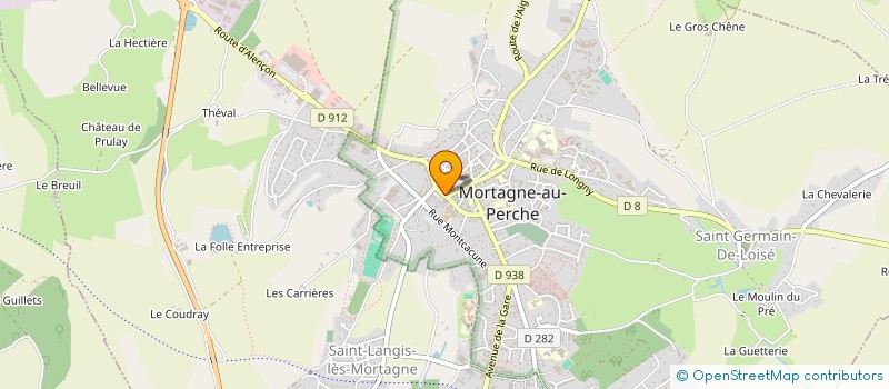 localisation de l'entreprise SARL OPTIQUE DU PERCHE à MORTAGNE-AU-PERCHE