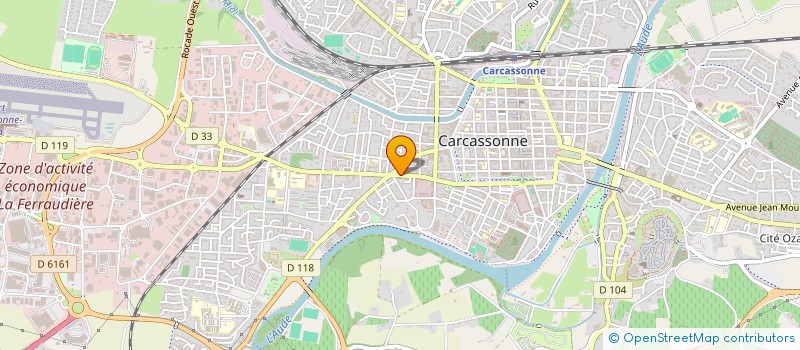 localisation de l'entreprise SARL OPTIQUE ET AUDITION DES 4 CHEMINS à CARCASSONNE