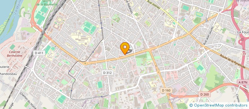 localisation de l'entreprise SARL OPTIQUE GONDEK à ANGERS