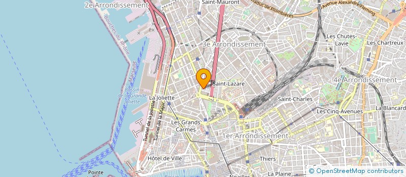 localisation de l'entreprise SARL OPTIQUE JULLIEN à MARSEILLE 3