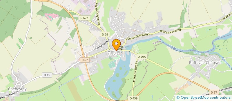 localisation de l'entreprise SARL OPTIQUE MANGE à MARNAY