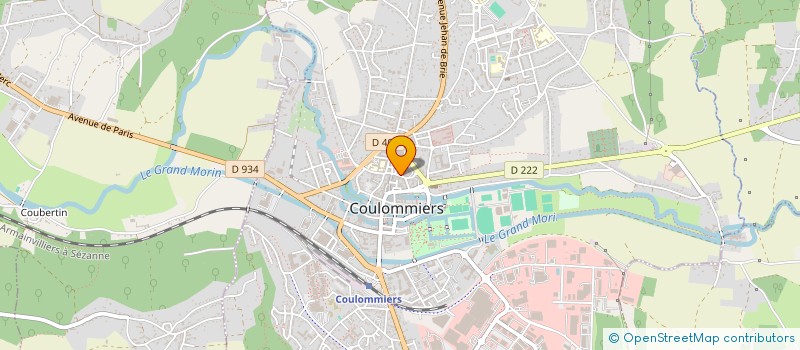 localisation de l'entreprise SARL OPTIQUE MEDICALE à COULOMMIERS