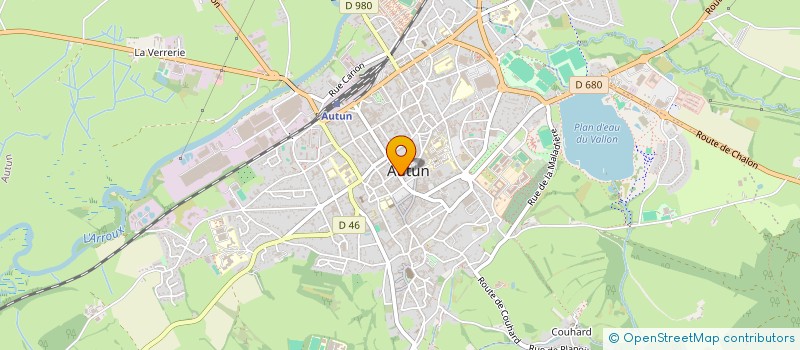 localisation de l'entreprise SARL OPTIQUE NOUVEAU à AUTUN