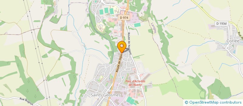 localisation de l'entreprise SARL OPTIQUE SURDITE FAHYS LANGRES à SAINTS-GEOSMES