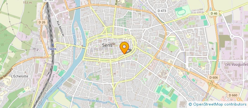localisation de l'entreprise SARL OPTIQUE THIBORD à SENS