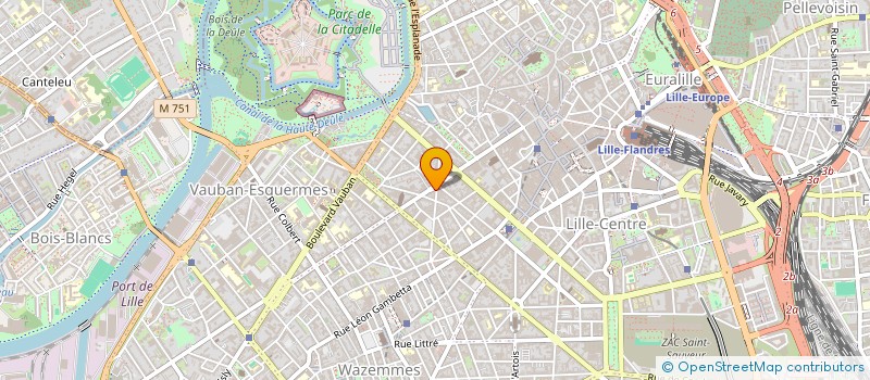 localisation de l'entreprise SARL OPTIQUE VERGEZ à LILLE