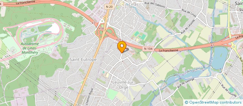 localisation de l'entreprise SARL OPTIQUE ZENASONG  LEUVILLE-SUR-ORGE