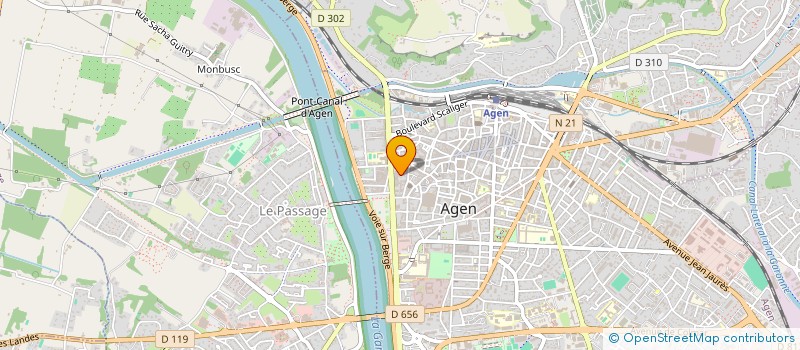 localisation de l'entreprise SARL OPUS CAFE à AGEN