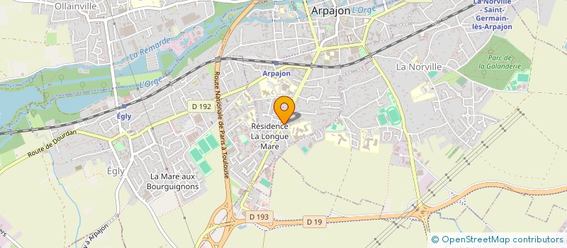 localisation de l'entreprise SARL OR-BAT à ARPAJON