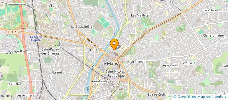 localisation de l'entreprise SARL OR DU TEMPS  LE MANS