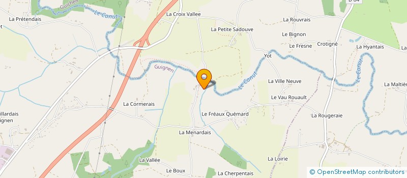 localisation de l'entreprise SARL ORCHALI  GUIGNEN