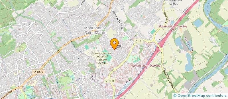 localisation de l'entreprise SARL ORCHIDEE  MONTBONNOT-SAINT-MARTIN