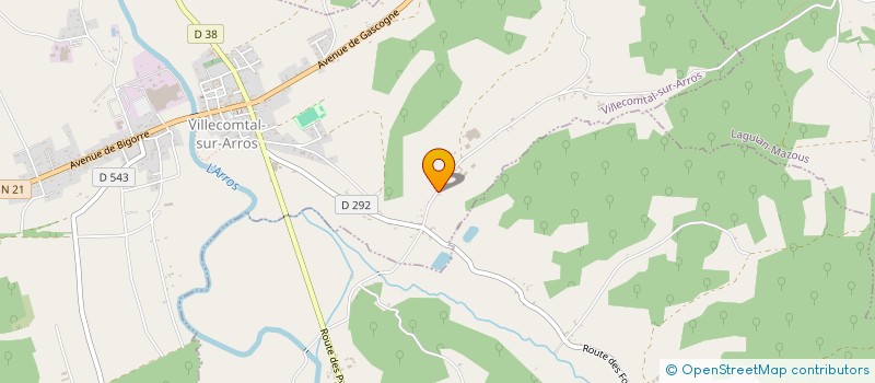 localisation de l'entreprise SARL ORCHIDIA  VILLECOMTAL-SUR-ARROS