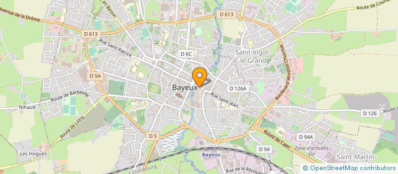 localisation de l'entreprise SARL ORDIONI à BAYEUX