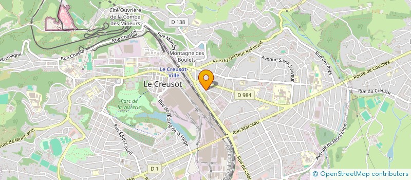 localisation de l'entreprise SARL ORDONNEE à LE CREUSOT