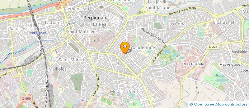 localisation de l'entreprise SARL OREADE à PERPIGNAN