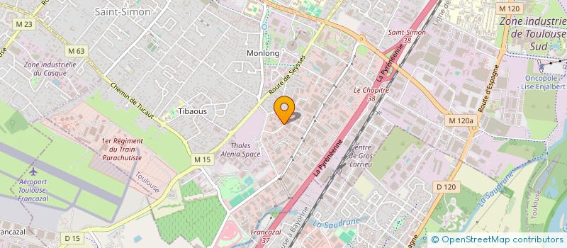localisation de l'entreprise SARL ORECAM à TOULOUSE