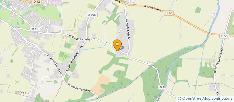 localisation de l'entreprise SARL OREGON PISCINES  SAINT-LYS