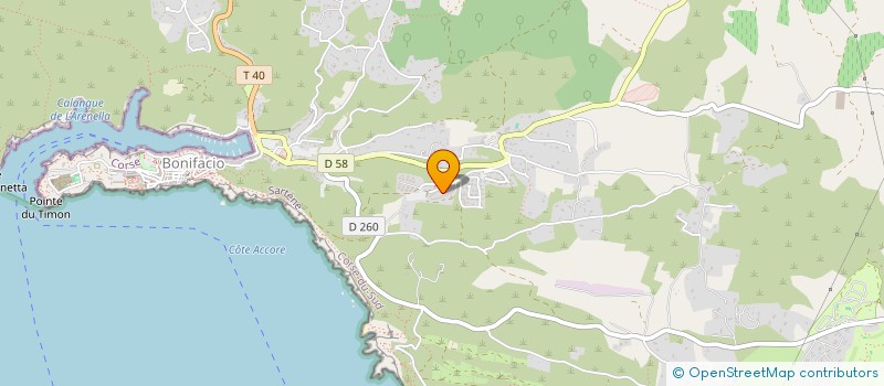 localisation de l'entreprise SARL ORENA à BONIFACIO