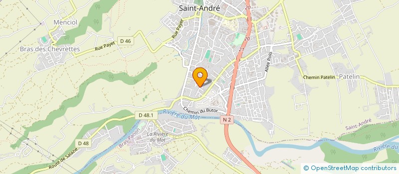 localisation de l'entreprise SARL ORGANISME DE FORMATION PROFESSIONNELLE REUNION à SAINT-ANDRE