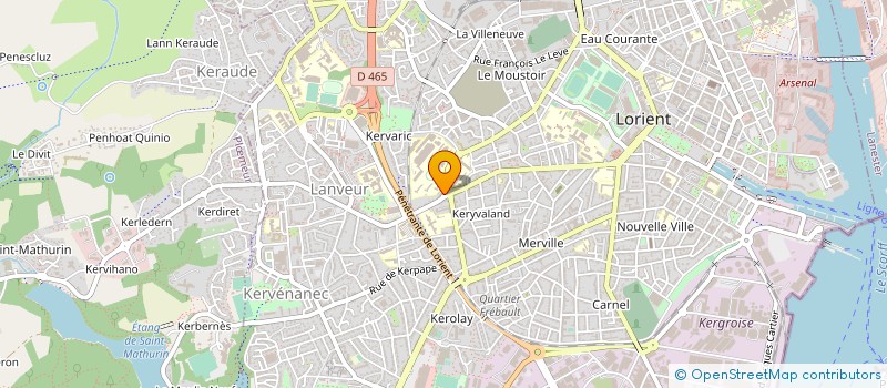 localisation de l'entreprise SARL ORGASSI  LORIENT