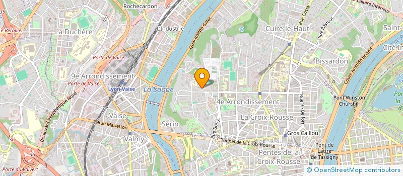 localisation de l'entreprise SARL ORGATRANS  LYON