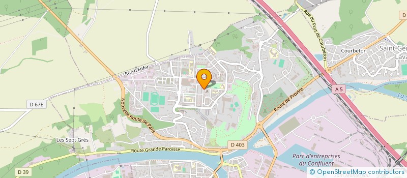 localisation de l'entreprise SARL ORGHETA TP  MONTEREAU-FAULT-YONNE