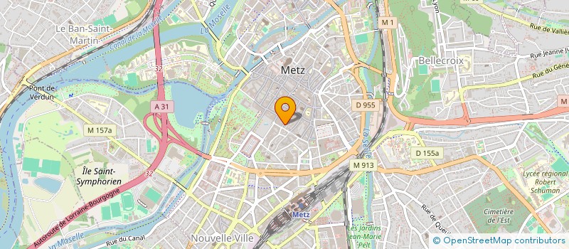localisation de l'entreprise SARL ORI MARTIN FRANCE à METZ