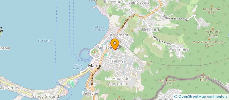 localisation de l'entreprise SARL ORIENT WATERSPORT à SAINT MARTIN