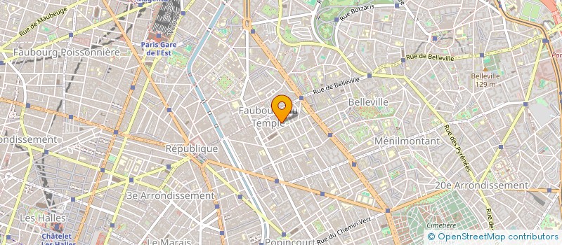 localisation de l'entreprise SARL ORILLON  PARIS