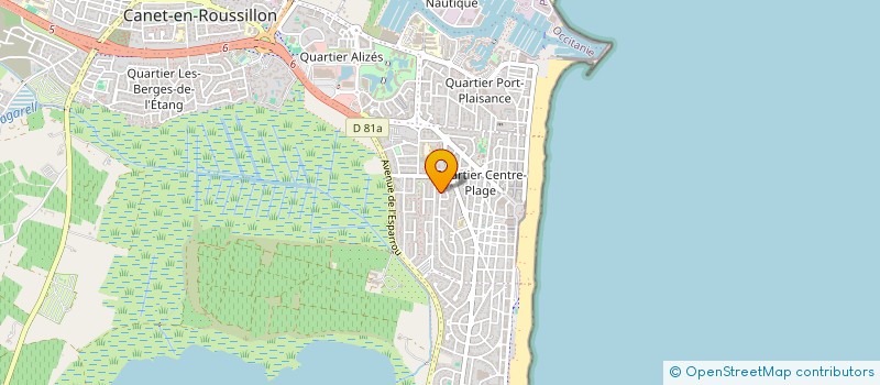 localisation de l'entreprise SARL ORLAUTO à CANET-EN-ROUSSILLON