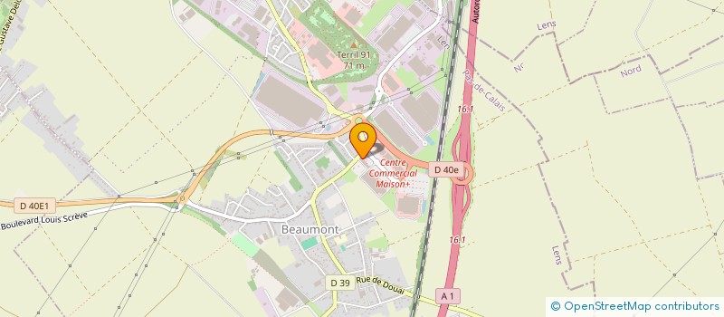 localisation de l'entreprise SARL ORLY à HENIN-BEAUMONT