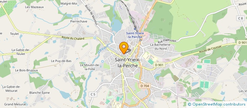localisation de l'entreprise SARL ORMP à SAINT-YRIEIX-LA-PERCHE