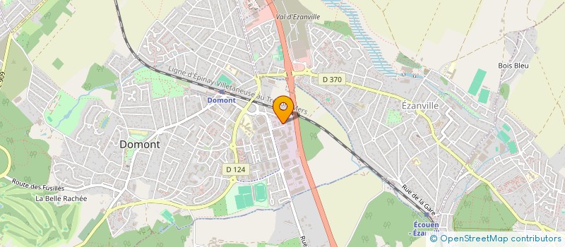 localisation de l'entreprise SARL ORRAVAN  DOMONT