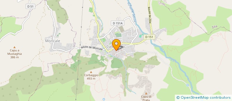 localisation de l'entreprise SARL ORSINI à CALENZANA