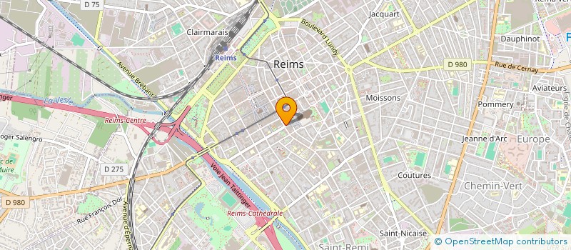 localisation de l'entreprise SARL ORTEC  REIMS