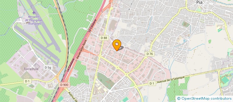localisation de l'entreprise SARL ORTEX à PERPIGNAN