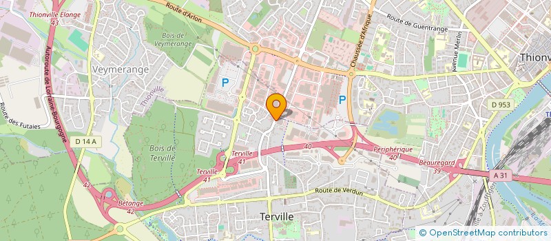 localisation de l'entreprise SARL ORTHO SANTE  TERVILLE