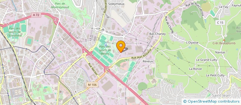 localisation de l'entreprise SARL ORTHOPEDIE DU FOREZ  SAINT-ETIENNE