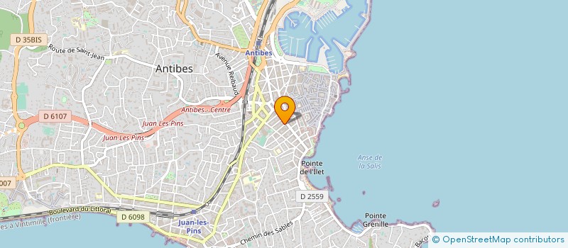 localisation de l'entreprise SARL ORTHOSHOP1 à ANTIBES