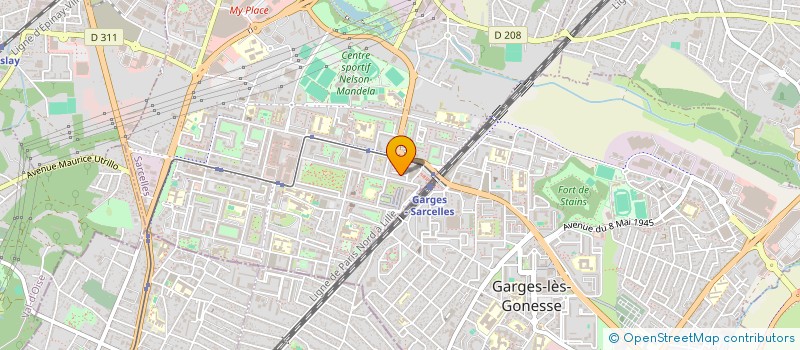 localisation de l'entreprise SARL ORTUN à SARCELLES