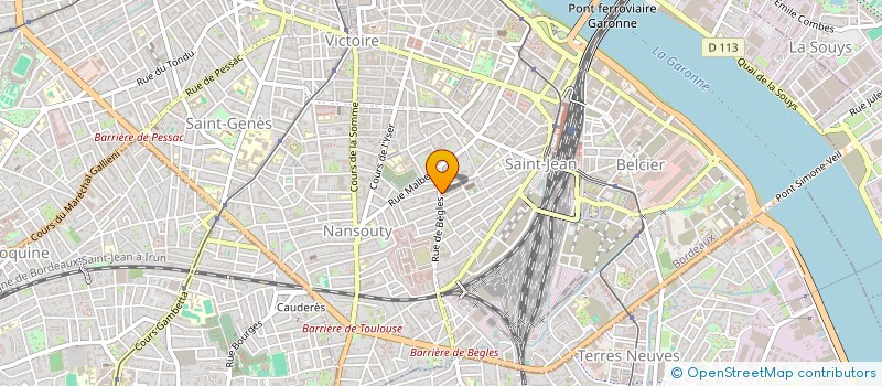 localisation de l'entreprise SARL OSI-EM  BORDEAUX