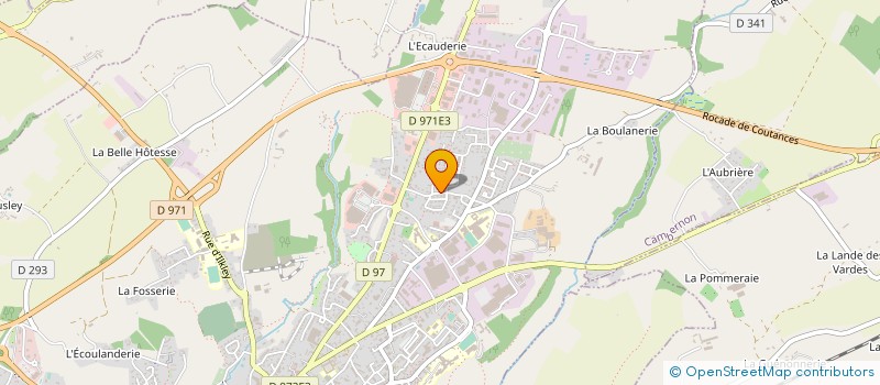 localisation de l'entreprise SARL OSMONT PIERRE ET MARIE-ANDREE à COUTANCES