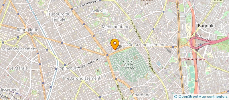 localisation de l'entreprise SARL OSMOSE MEDICALE  PARIS