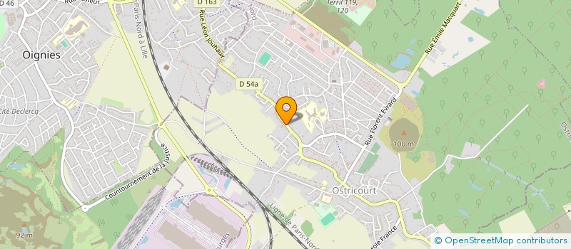 localisation de l'entreprise SARL OSTRIMAT à OSTRICOURT
