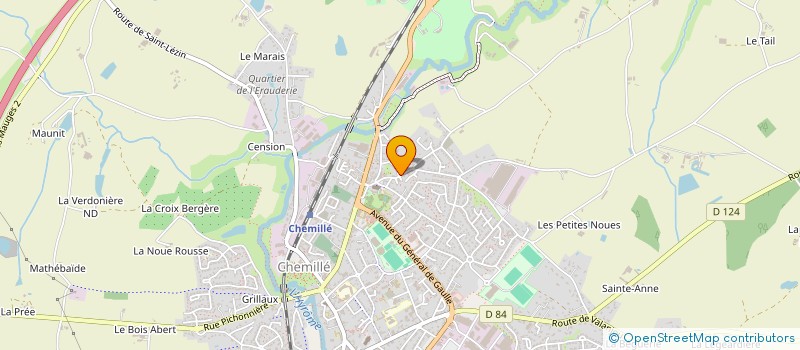 localisation de l'entreprise SARL OTDF  CHEMILLE-EN-ANJOU