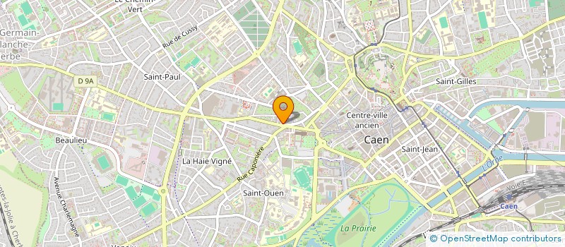 localisation de l'entreprise SARL OTICA à CAEN