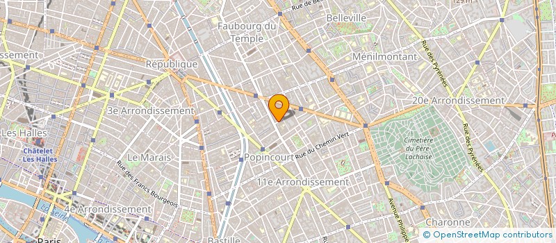 localisation de l'entreprise SARL OTIP à PARIS